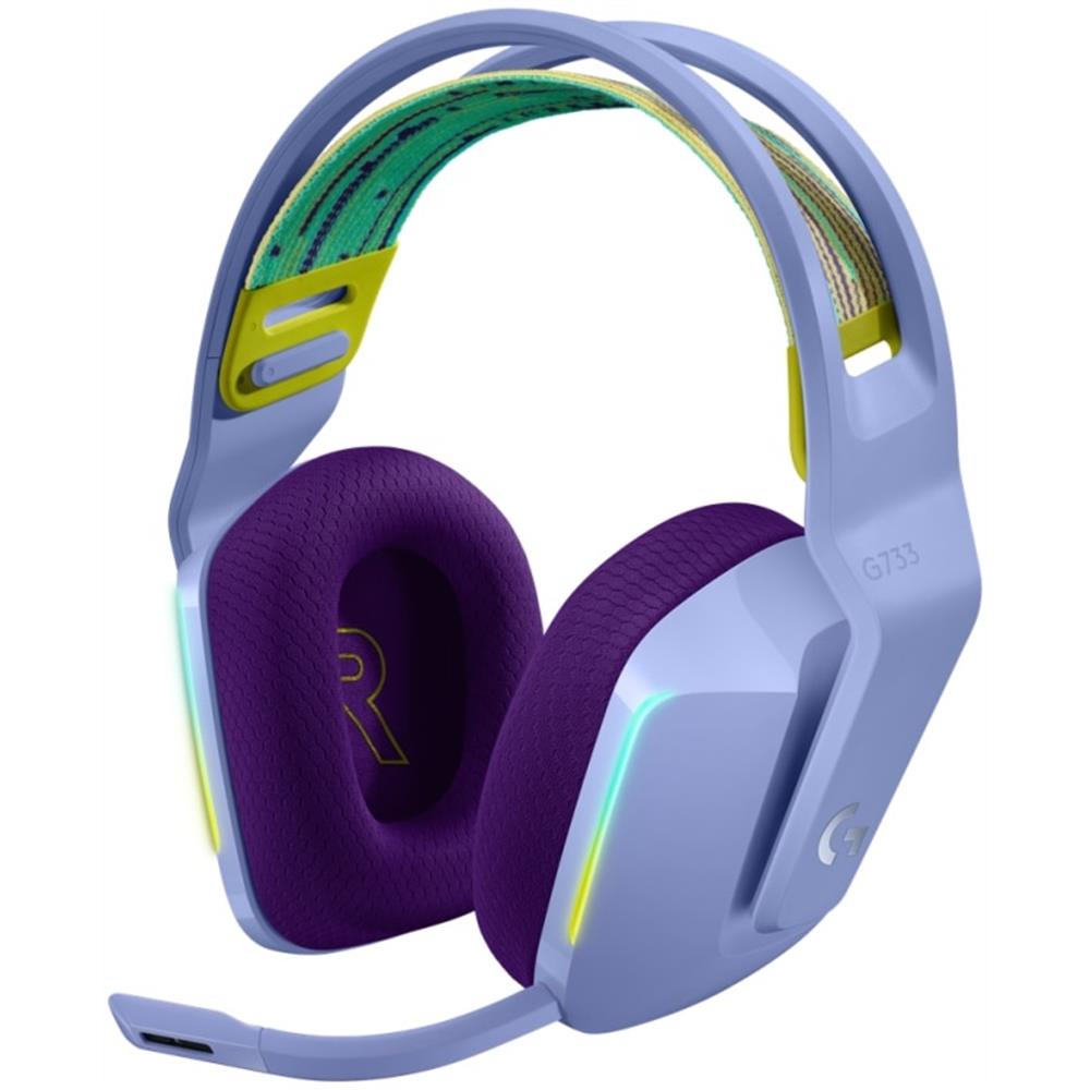 Eladó Fejhallgató Logitech G733 Lightspeed Wireless RGB lila gamer headset - olcsó, Új Eladó - Miskolc ( Borsod-Abaúj-Zemplén ) fotó