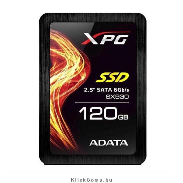 Eladó Már csak volt!!! 120GB SSD 2.5" SATA3 ADATA SX930 XPG Series Solid State Disk - olcsó, Új Eladó Már csak volt!!! - Miskolc ( Borsod-Abaúj-Zemplén ) fotó