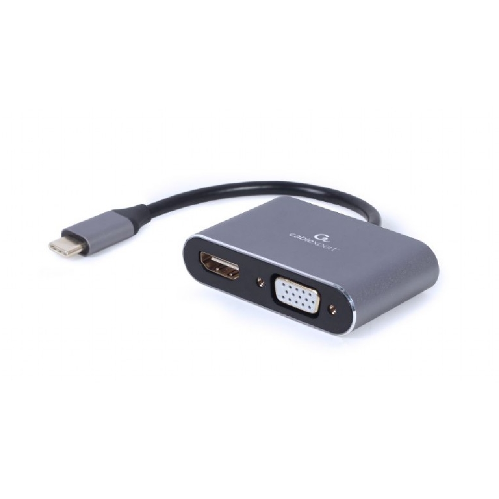 Eladó Adapter USB Type-C to HDMI Plus VGA display Gembird - olcsó, Új Eladó - Miskolc ( Borsod-Abaúj-Zemplén ) fotó