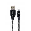Eladó Kábel USB-Lightning 2m fekete-fehér szőtt Gembird - olcsó, Új Eladó - Miskolc ( Borsod-Abaúj-Zemplén ) fotó 1