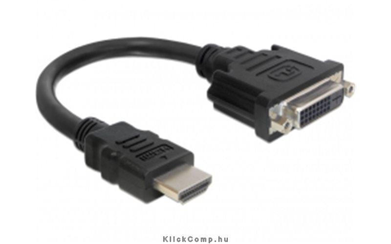 Eladó Adapter HDMI male DVI 24Plus1 female 20 cm Delock - olcsó, Új Eladó - Miskolc ( Borsod-Abaúj-Zemplén ) fotó