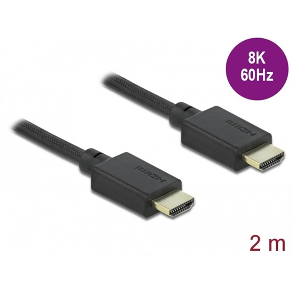 Eladó HDMI kábel 2m  8K 60Hz Delock Ultra nagy sebességu 48Gbps - olcsó, Új Eladó - Miskolc ( Borsod-Abaúj-Zemplén ) fotó