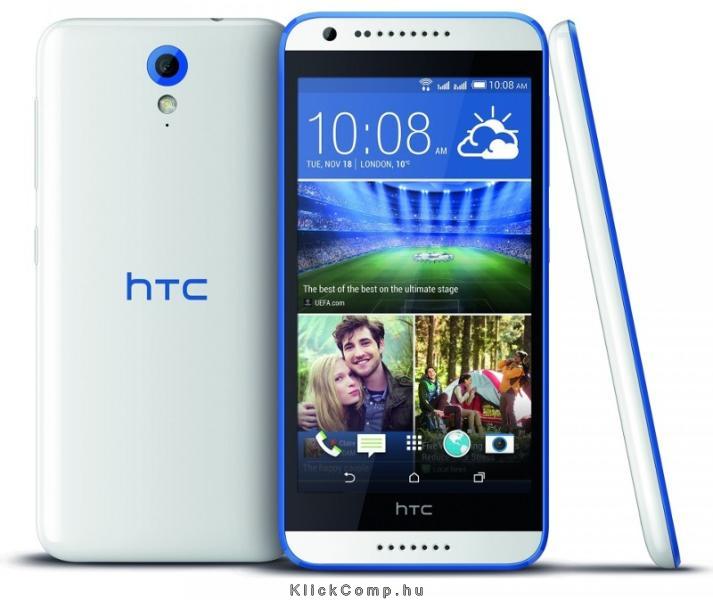 Eladó Már csak volt!!! Dual SIM mobiltelefon HTC Desire 620G fehér kék - olcsó, Új Eladó Már csak volt!!! - Miskolc ( Borsod-Abaúj-Zemplén ) fotó