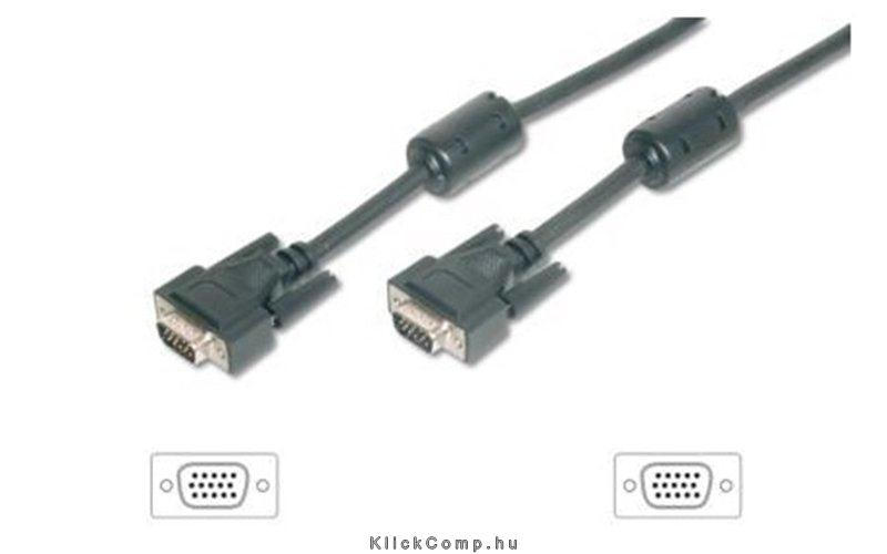 Eladó VGA kábel HD15 apa apa, ferrit gyűrűvel, 1,8m Delock - olcsó, Új Eladó - Miskolc ( Borsod-Abaúj-Zemplén ) fotó