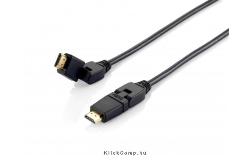Eladó HDMI kábel 1.4 apa apa, aranyozott, 2m, forgatható csatlakozókkal Delock - olcsó, Új Eladó - Miskolc ( Borsod-Abaúj-Zemplén ) fotó