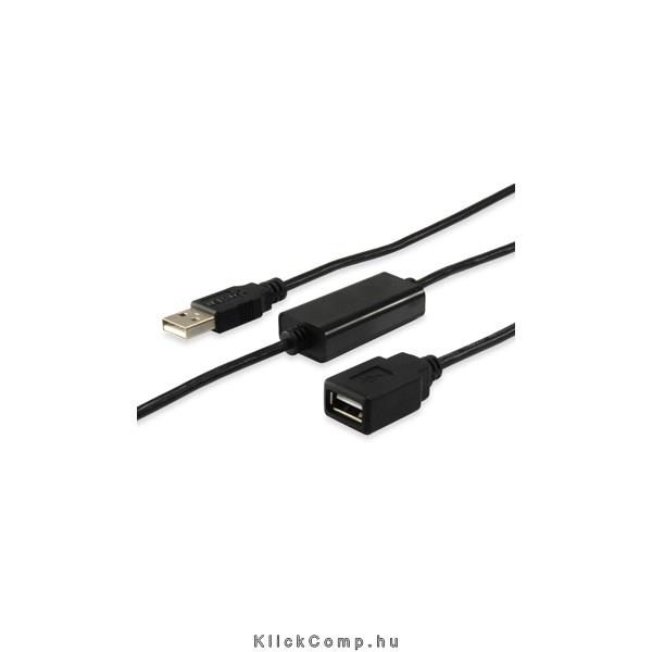Eladó USB2.0 hosszabbítókábel 10m Aktív A-A apa anya, duplán árnyékolt, Equip 133310 - olcsó, Új Eladó - Miskolc ( Borsod-Abaúj-Zemplén ) fotó