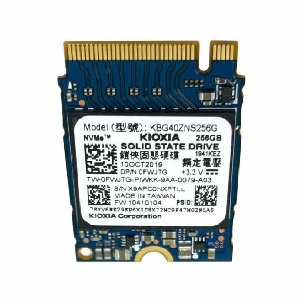 Eladó 256GB SSD M.2 2230 NVMe KIOXIA BG4 KBG40ZNS256G - olcsó, Új Eladó - Miskolc ( Borsod-Abaúj-Zemplén ) fotó