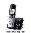 Panasonic DECT telefon kihang. üzenetrögzítős hívóazonosítós fekete, fehér hátté