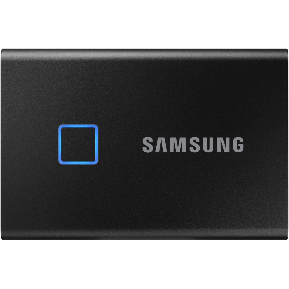 Eladó 2TB külső SSD USB3.2 fekete ujjlenyomatolvasós Samsung T7 Touch - olcsó, Új Eladó - Miskolc ( Borsod-Abaúj-Zemplén ) fotó