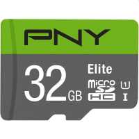 32GB Memória-kártya microSDXC Elite Class10 UHS-I Plusadapterrel PNY