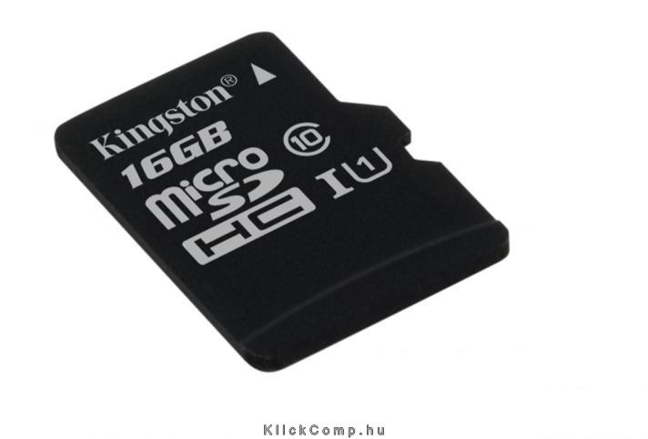 Eladó Már csak volt!!! Memória-kártya 16GB SD micro SDHC Class 10 UHS-I Kingston SDC10G2 16GBSP - olcsó, Új Eladó Már csak volt!!! - Miskolc ( Borsod-Abaúj-Zemplén ) fotó