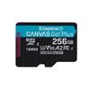 Memória-kártya 256GB SD micro SDXC Class 10 UHS-I U3 Kingston Canvas Go! Plus SD
