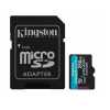 Memória-kártya 256GB SD micro SDXC Class 10 UHS-I U3Kingston Canvas Go! Plus SDC