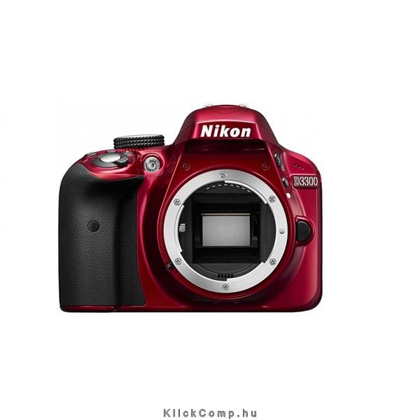 Eladó Már csak volt!!! Nikon D3300 Plus AF-P 18–55VR vörös digitális tükörreflexes fényképezőgép kit - olcsó, Új Eladó Már csak volt!!! - Miskolc ( Borsod-Abaúj-Zemplén ) fotó