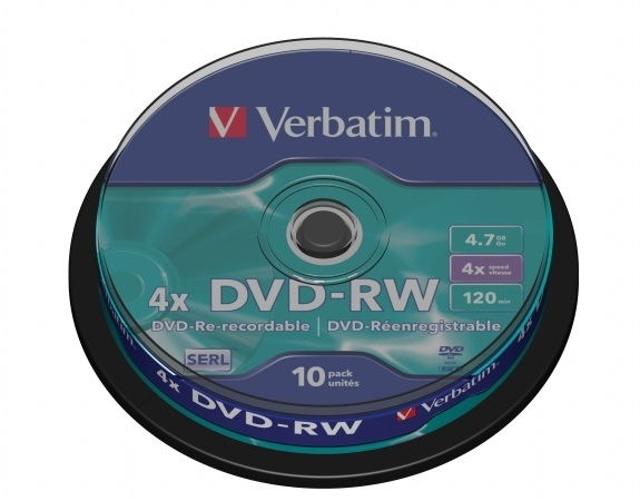 Eladó DVD-RW lemez, újraírható, 4,7GB, 4x, hengeren, VERBATIM - olcsó, Új Eladó - Miskolc ( Borsod-Abaúj-Zemplén ) fotó