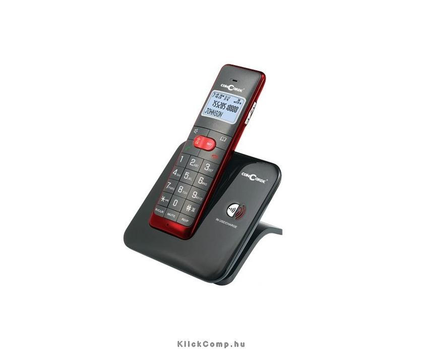 Eladó Már csak volt!!! Concorde 1620 DECT fekete-piros vezeték nélküli telefon - olcsó, Új Eladó Már csak volt!!! - Miskolc ( Borsod-Abaúj-Zemplén ) fotó