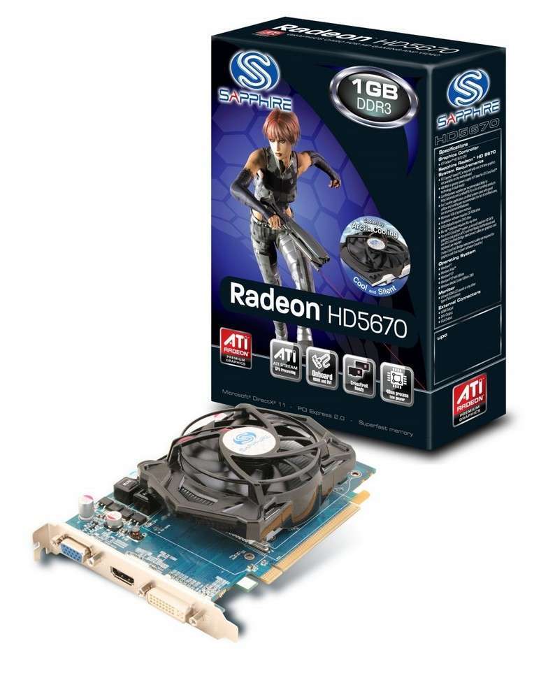 Eladó Már csak volt!!! Sapphire PCI-E Ati HD5670 (1024MB DDR3, 128bit, 775 1800Mhz, DX11, DVI, HDMI, DP - olcsó, Új Eladó Már csak volt!!! - Miskolc ( Borsod-Abaúj-Zemplén ) fotó