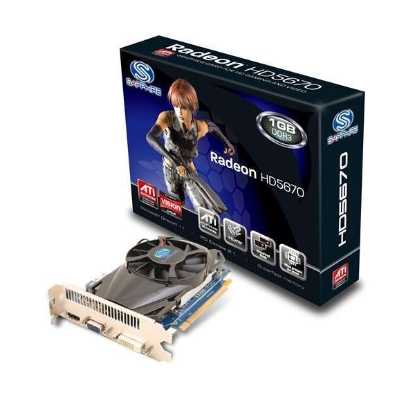 Eladó Már csak volt!!! SAPPHIRE HD 5670 1GB GDDR5 PCI-E HDMI DVI-I VGA Lite AMD GDDR5 1GB 128bit PCIe v - olcsó, Új Eladó Már csak volt!!! - Miskolc ( Borsod-Abaúj-Zemplén ) fotó