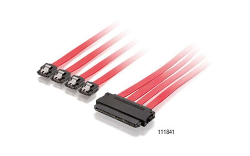 Eladó Már csak volt!!! Equip 111845 SAS Multi Lane 4i -ról SATA-ra kábel, 1xSAS 32p (SFF-8484) -> 4x SA - olcsó, Új Eladó Már csak volt!!! - Miskolc ( Borsod-Abaúj-Zemplén ) fotó