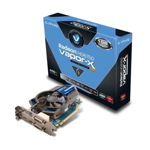 Eladó Már csak volt!!! SAPPHIRE HD 6750 1G VAPOR-X GDDR5 PCI-E HDMI Dual DVI DP OC Lite  AMD GDDR5 1GB - olcsó, Új Eladó Már csak volt!!! - Miskolc ( Borsod-Abaúj-Zemplén ) fotó