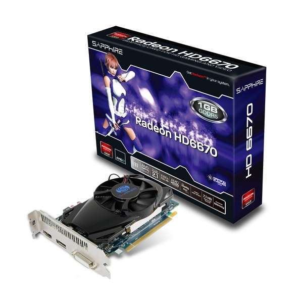 Eladó Már csak volt!!! Sapphire PCI-E AMD HD6670 (1024MB DDR5, 128bit, 800 4000MHz, DVI, Dsub, HDMI, Du - olcsó, Új Eladó Már csak volt!!! - Miskolc ( Borsod-Abaúj-Zemplén ) fotó