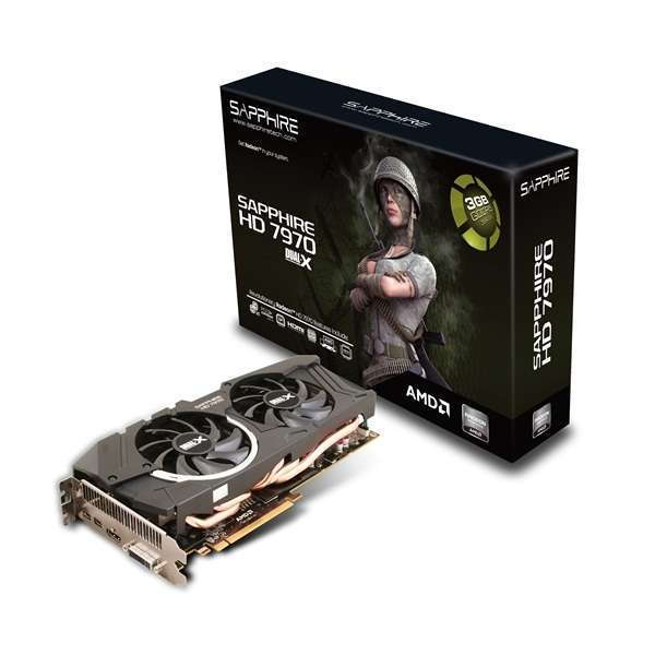 Eladó Már csak volt!!! SAPPHIRE HD7970 3G GDDR5 PCI-E HDMI   DVI-I   DUAL MINI DP OC VERSION FULL AMD G - olcsó, Új Eladó Már csak volt!!! - Miskolc ( Borsod-Abaúj-Zemplén ) fotó