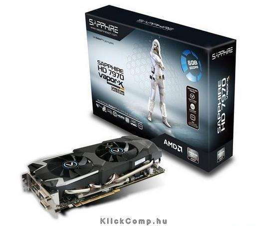 Eladó Már csak volt!!! SAPPHIRE VAPOR-X HD7970 GHZ ed 6G GDDR5 PCI-E DL-DVI-IPlusSL-DVI-D   HDMI   DP F - olcsó, Új Eladó Már csak volt!!! - Miskolc ( Borsod-Abaúj-Zemplén ) fotó