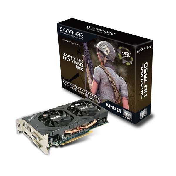 Eladó Már csak volt!!! SAPPHIRE HD7850 1G GDDR5 PCI-E DVI-I   DVI-D   HDMI   DP lite AMD GDDR5 1G 256bi - olcsó, Új Eladó Már csak volt!!! - Miskolc ( Borsod-Abaúj-Zemplén ) fotó