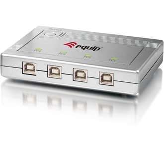 Eladó Már csak volt!!! Equip 128544 USB 2.0 Sharing Switch 4 PCs -> 1USB ( 3 ÉV ) - olcsó, Új Eladó Már csak volt!!! - Miskolc ( Borsod-Abaúj-Zemplén ) fotó