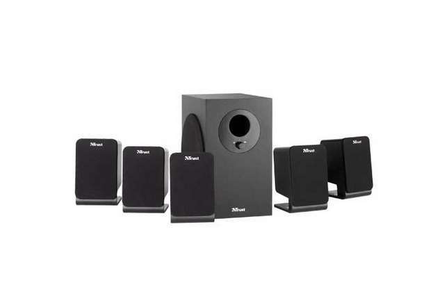Eladó Már csak volt!!! Trust SoundForce 5.1 jack 40W fa hangszóró(3 év) - olcsó, Új Eladó Már csak volt!!! - Miskolc ( Borsod-Abaúj-Zemplén ) fotó