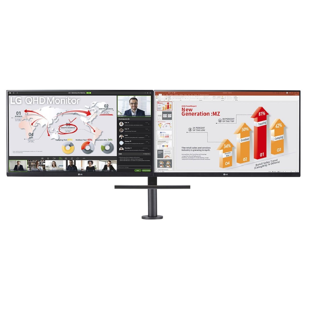 Eladó Monitor 27" 2560x1440 IPS HDMI DP USB-C LG 27QP88DP-BS - olcsó, Új Eladó - Miskolc ( Borsod-Abaúj-Zemplén ) fotó