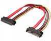 Eladó Már csak volt!!! Kábel SATA Male to Female 7Plus15 Pin Serial ATA SATA Data power combo ex - olcsó, Új Eladó Már csak volt!!! - Miskolc ( Borsod-Abaúj-Zemplén ) fotó 1