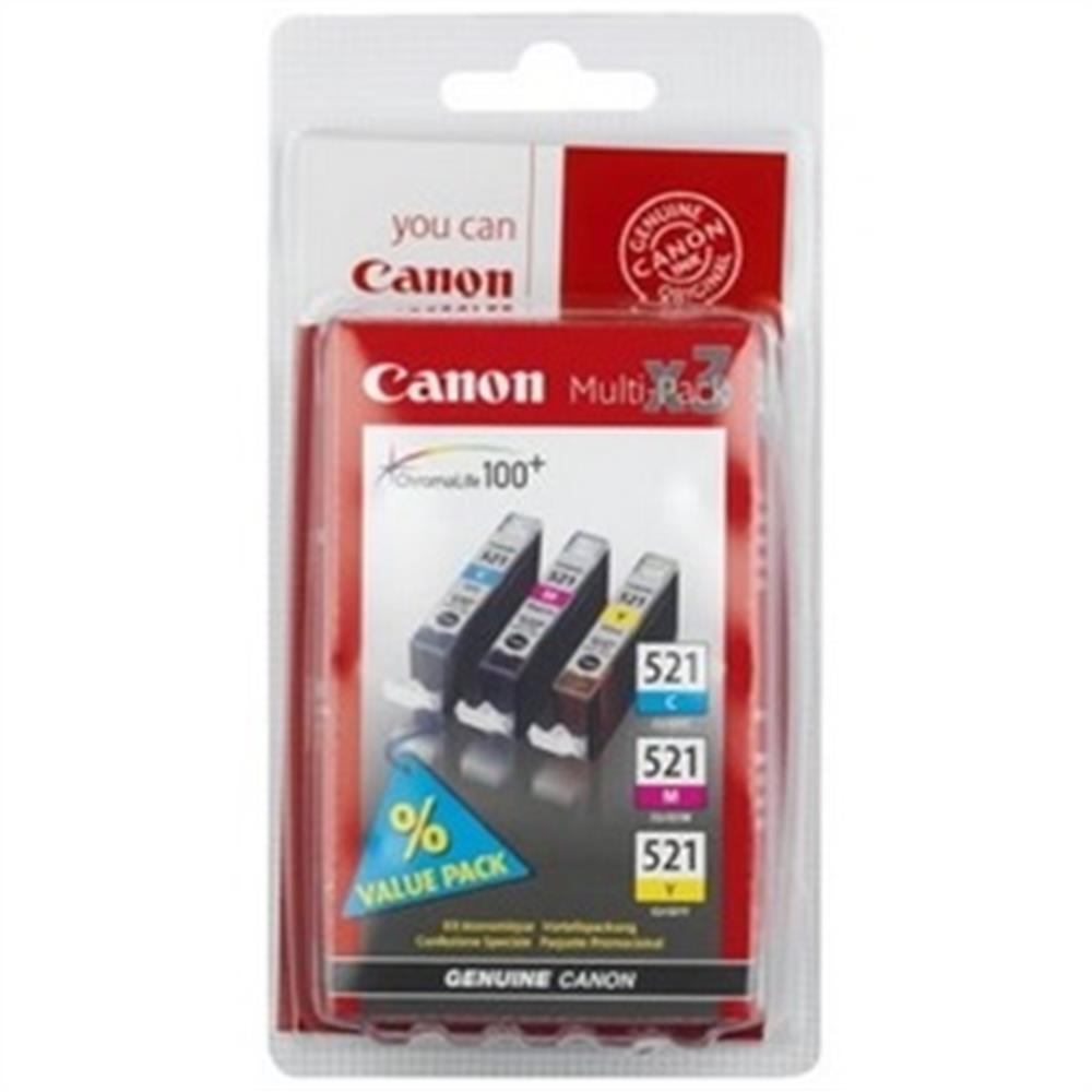 Eladó Már csak volt!!! Canon CLI-521CMY multipack tintapatron - olcsó, Új Eladó Már csak volt!!! - Miskolc ( Borsod-Abaúj-Zemplén ) fotó