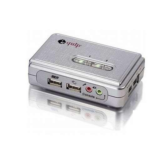 Eladó Már csak volt!!! Equip 331512 KVM switch (2 port, USB, audio, kábelszettel) ( 3 ÉV ) - olcsó, Új Eladó Már csak volt!!! - Miskolc ( Borsod-Abaúj-Zemplén ) fotó