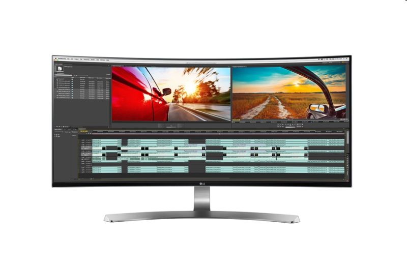 Eladó Már csak volt!!! Monitor 34" IPS Ívelt 3440x1440 21:9 sRGB99% HDMIx2 DP ThunderBolt x2 USB3.0 LG - olcsó, Új Eladó Már csak volt!!! - Miskolc ( Borsod-Abaúj-Zemplén ) fotó