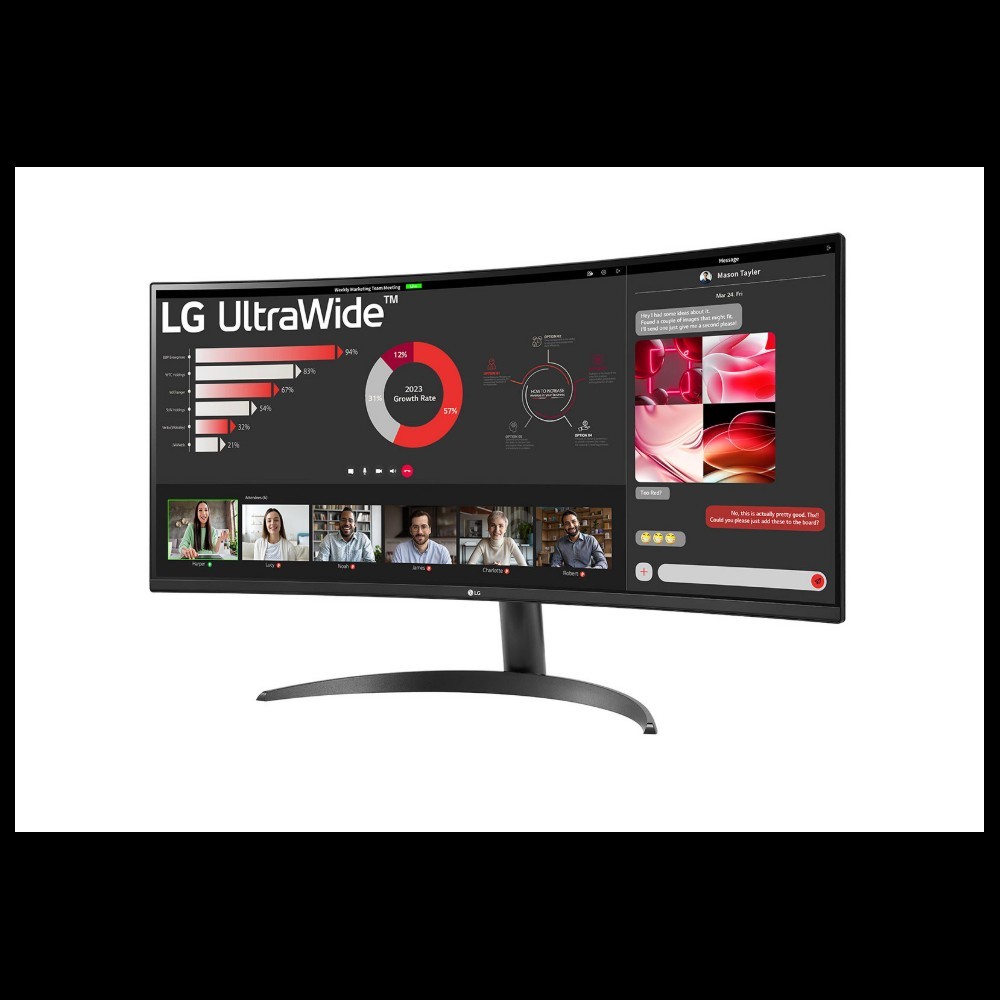 Eladó Monitor ívelt 34" 3440x1440 5ms HDMIx2 DisplayPort LG 34WR50QK - olcsó, Új Eladó - Miskolc ( Borsod-Abaúj-Zemplén ) fotó