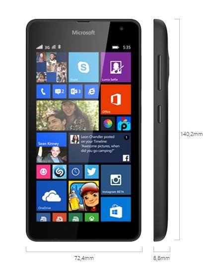 Eladó Már csak volt!!! Microsoft Lumia 535 Dual SIM Black mobiltelefon - olcsó, Új Eladó Már csak volt!!! - Miskolc ( Borsod-Abaúj-Zemplén ) fotó