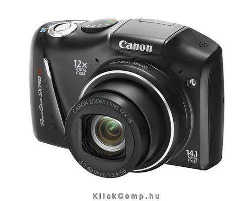 Eladó Már csak volt!!! Canon Powershot SX150IS fekete 14 MP digitális fényképezőgép ( 1 év szervizben ) - olcsó, Új Eladó Már csak volt!!! - Miskolc ( Borsod-Abaúj-Zemplén ) fotó