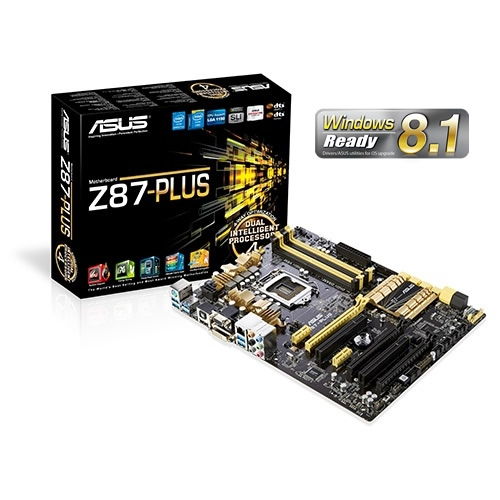 Eladó Már csak volt!!! ASUS Z87-PLUS Intel Z87 LGA1150 ATX alaplap - olcsó, Új Eladó Már csak volt!!! - Miskolc ( Borsod-Abaúj-Zemplén ) fotó