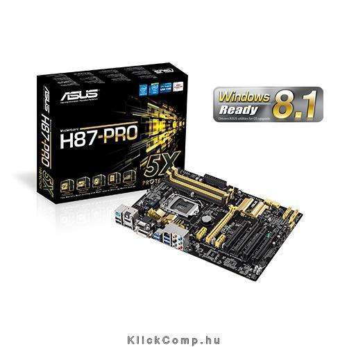 Eladó Már csak volt!!! ASUS H87-PRO Intel H87 LGA1150 ATX alaplap - olcsó, Új Eladó Már csak volt!!! - Miskolc ( Borsod-Abaúj-Zemplén ) fotó