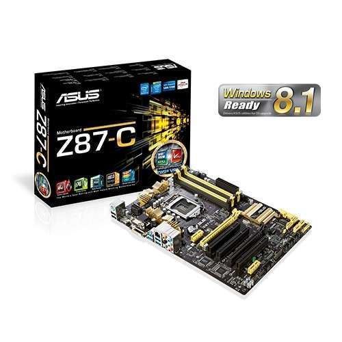 Eladó Már csak volt!!! ASUS Z87-C Intel Z87 LGA1150 ATX alaplap - olcsó, Új Eladó Már csak volt!!! - Miskolc ( Borsod-Abaúj-Zemplén ) fotó