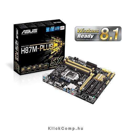 Eladó Már csak volt!!! ASUS H87M-PLUS Intel H87 LGA1150 mATX alaplap - olcsó, Új Eladó Már csak volt!!! - Miskolc ( Borsod-Abaúj-Zemplén ) fotó