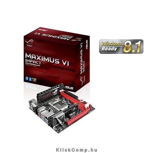 Eladó Már csak volt!!! ASUS MAXIMUS VI IMPACT Intel Z77 LGA1150 Mini-ITX alaplap - olcsó, Új Eladó Már csak volt!!! - Miskolc ( Borsod-Abaúj-Zemplén ) fotó