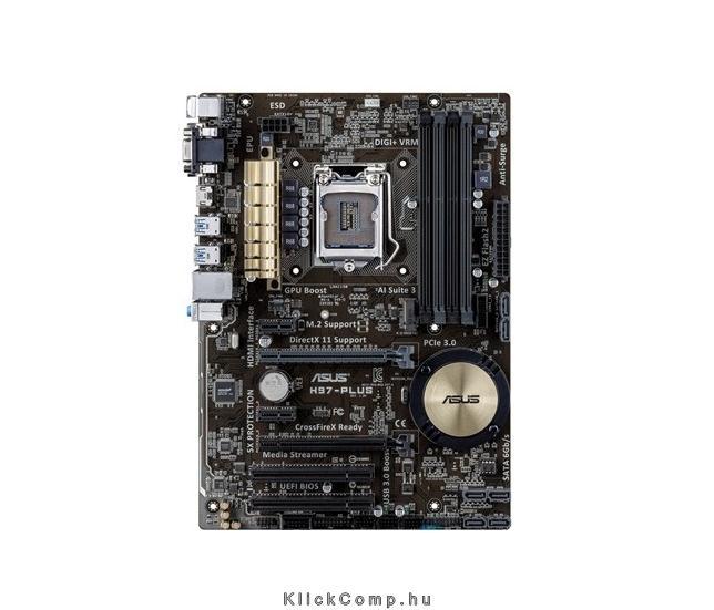 Eladó Már csak volt!!! ASUS H97-PLUS Intel H97 LGA1150 ATX alaplap - olcsó, Új Eladó Már csak volt!!! - Miskolc ( Borsod-Abaúj-Zemplén ) fotó
