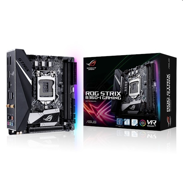 Eladó Már csak volt!!! Alaplap B360 LGA1151 mini-ITX ASUS ROG STRIX B360-I GAMING - olcsó, Új Eladó Már csak volt!!! - Miskolc ( Borsod-Abaúj-Zemplén ) fotó
