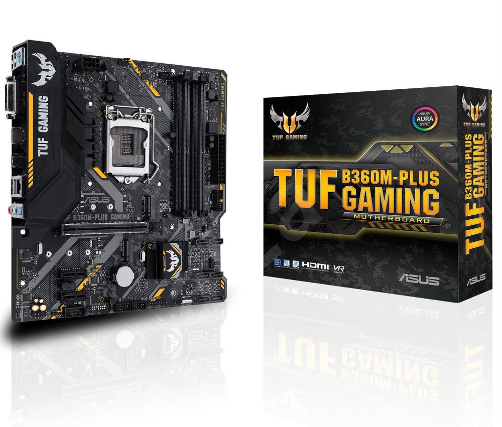 Eladó Már csak volt!!! Alaplap B360 LGA1151 mATX ASUS TUF B360M-PLUS GAMING - olcsó, Új Eladó Már csak volt!!! - Miskolc ( Borsod-Abaúj-Zemplén ) fotó