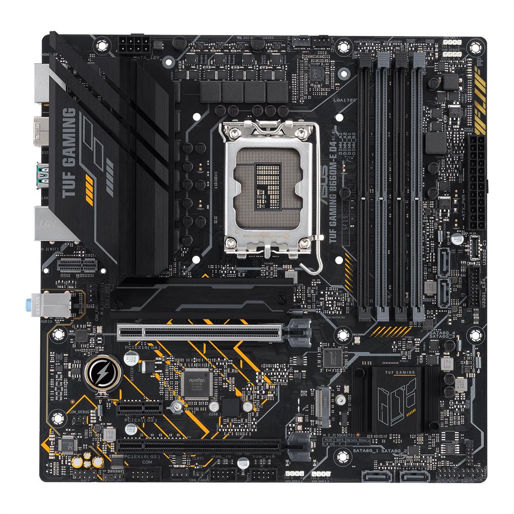 Eladó Már csak volt!!! Alaplap B660 LGA1700 4xDDR4 Asus TUF Gaming B660M-E D4 mATX - olcsó, Új Eladó Már csak volt!!! - Miskolc ( Borsod-Abaúj-Zemplén ) fotó
