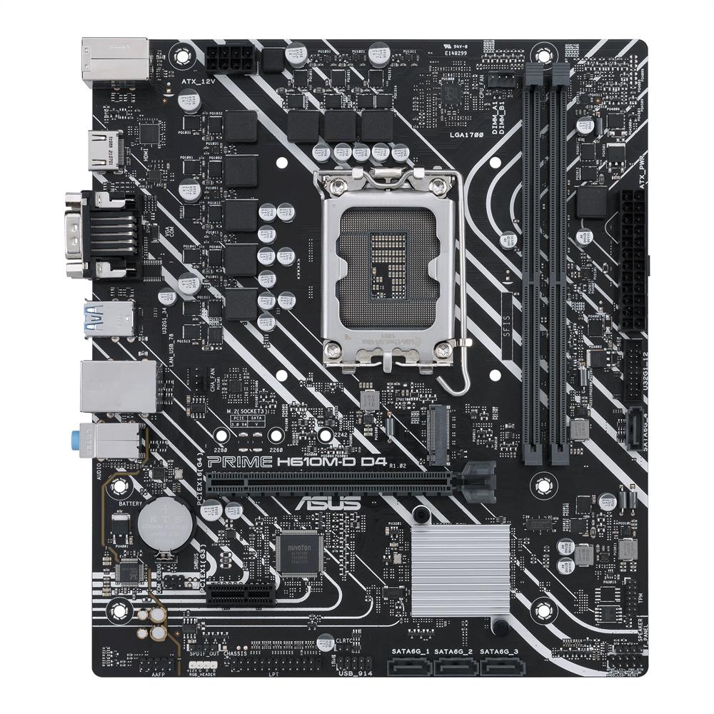 Eladó Alaplap H610 LGA1700 2xDDR4 Asus PRIME H610M-D D4 mATX - olcsó, Új Eladó - Miskolc ( Borsod-Abaúj-Zemplén ) fotó