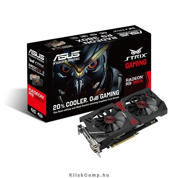Eladó Már csak volt!!! VGA AMD R9380X 4GB GDDR5 256bit PCIe videokártya ASUS STRIX-R9380X-OC4G-GAMING - olcsó, Új Eladó Már csak volt!!! - Miskolc ( Borsod-Abaúj-Zemplén ) fotó