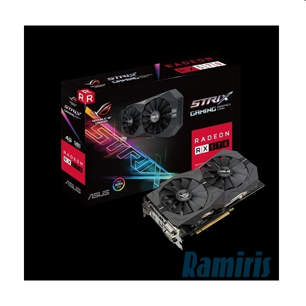 Eladó Már csak volt!!! VGA RX570 4GB GDDR5 256bit PCI-E ASUS ROG-STRIX-RX570-4G-GAMING videokártya - olcsó, Új Eladó Már csak volt!!! - Miskolc ( Borsod-Abaúj-Zemplén ) fotó